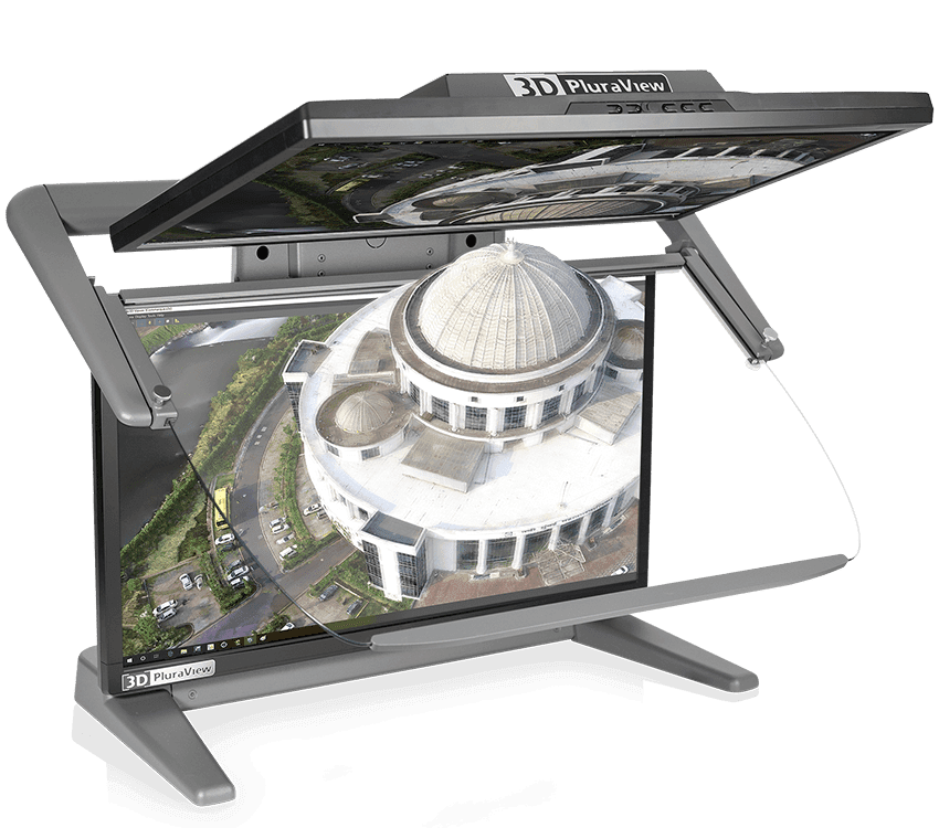 3D PluraView stereo monitor